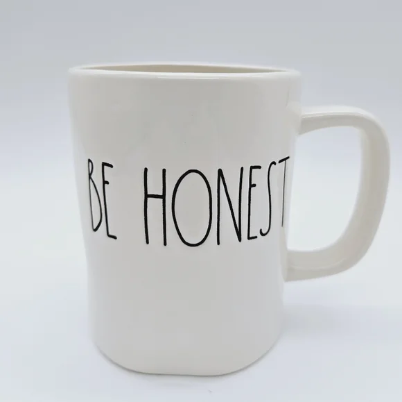 RAE DUNN | "Be Honest" coffee mug - Picture 1 of 6